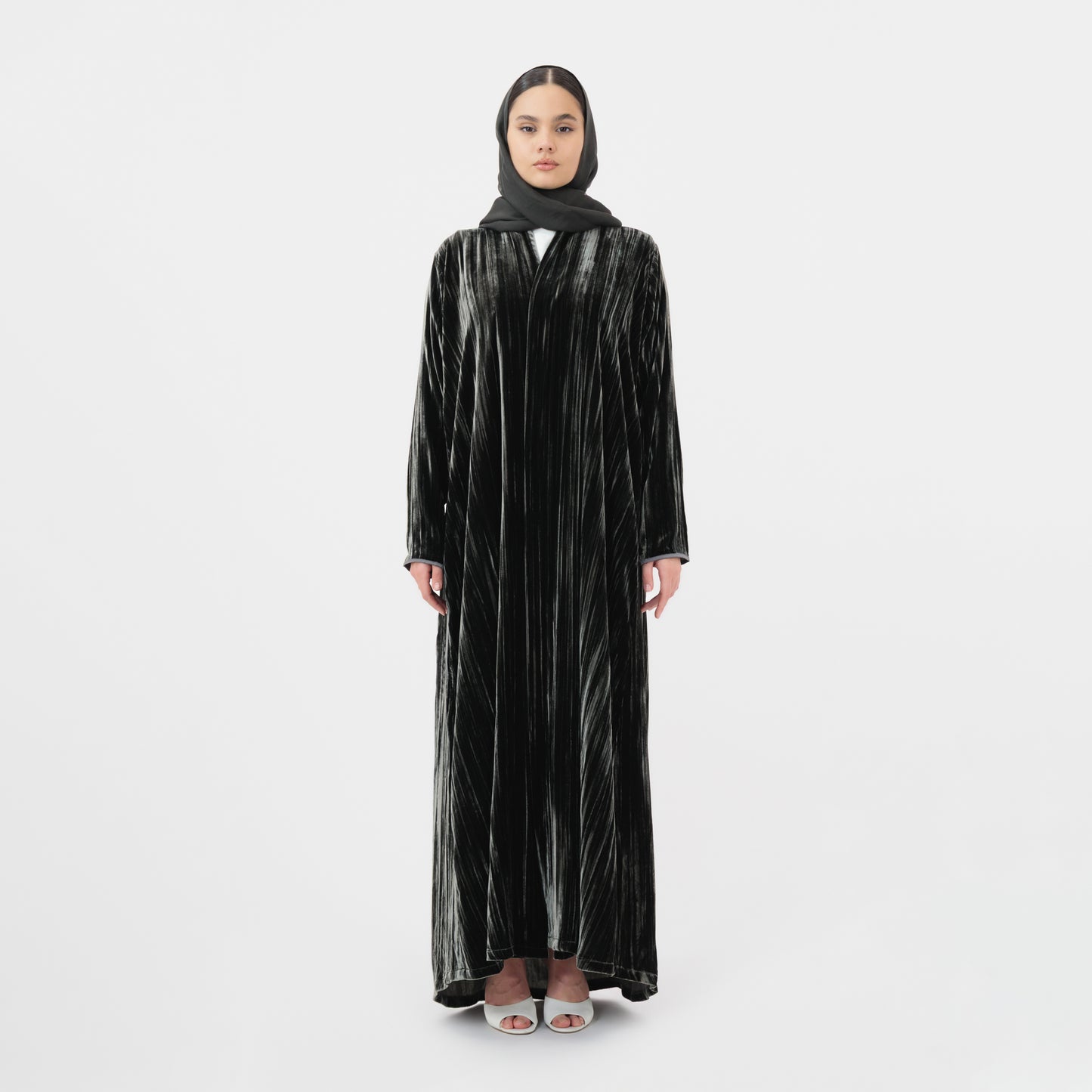 Wrinkle Velvet - Grey