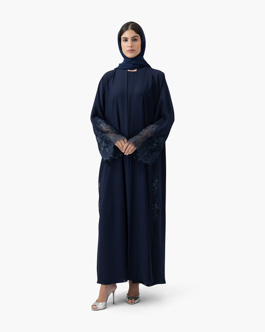 Crepe Lace Applique - Peacoat