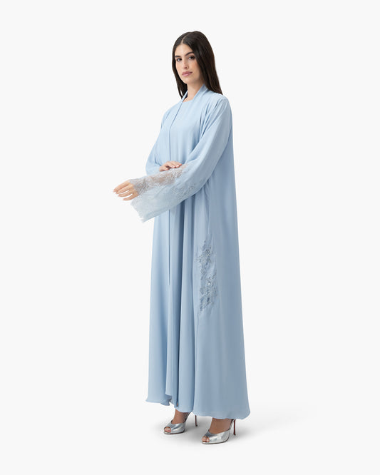 Crepe Lace Applique - Ballad Blue
