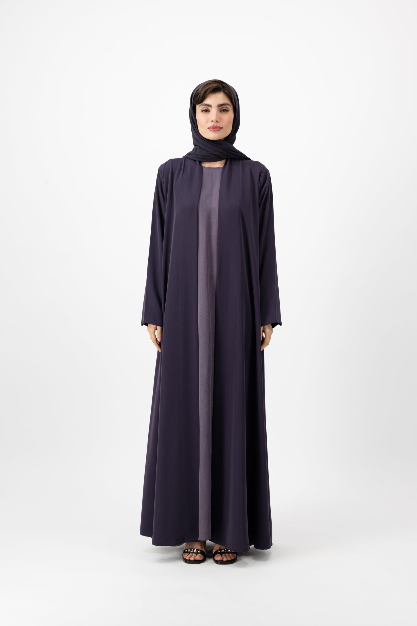 Striped Under Abaya Dress