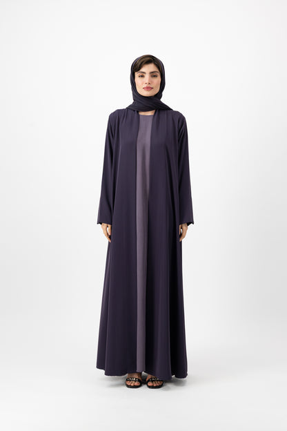 Striped Under Abaya Dress