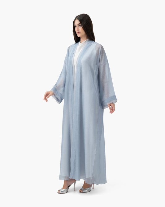 Feather Organza Crochet - Cashmere Blue